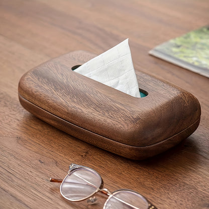 LEAN™ウォールナット材ティッシュボックス（22.0/13.0 cm）